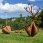 3.5m/1.15m/0.41m high x 8m long, 2023. Cor-ten and cast iron public sculpture at the Diamond Bridge, River Don, Tillydrone, Aberdeen, Scotland. Photo: John McKenzie